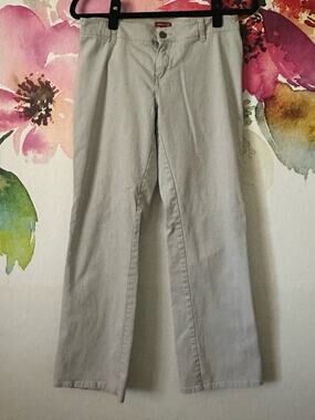 Dickies Pants - Size 7 - Straight Leg - Work Pants chinos khaki Womans
